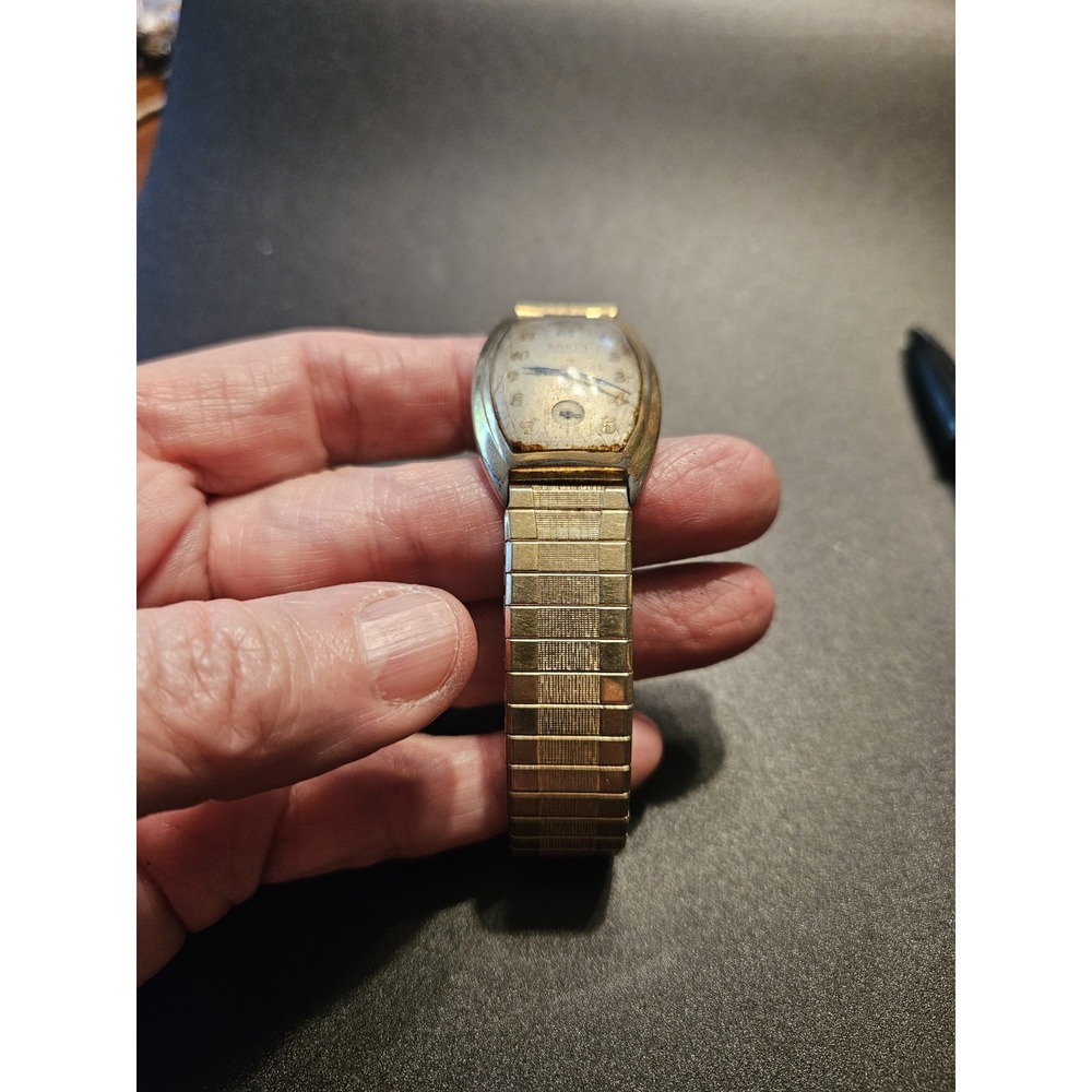 Vintage GRUEN VERI-THIN Flex Band Gold Filled Watch (599) - Picture 2 of 9